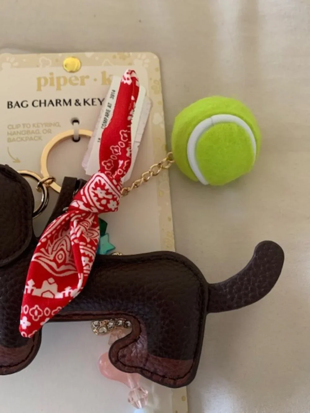 Piper K Dachshund Bag Charm/Keychain